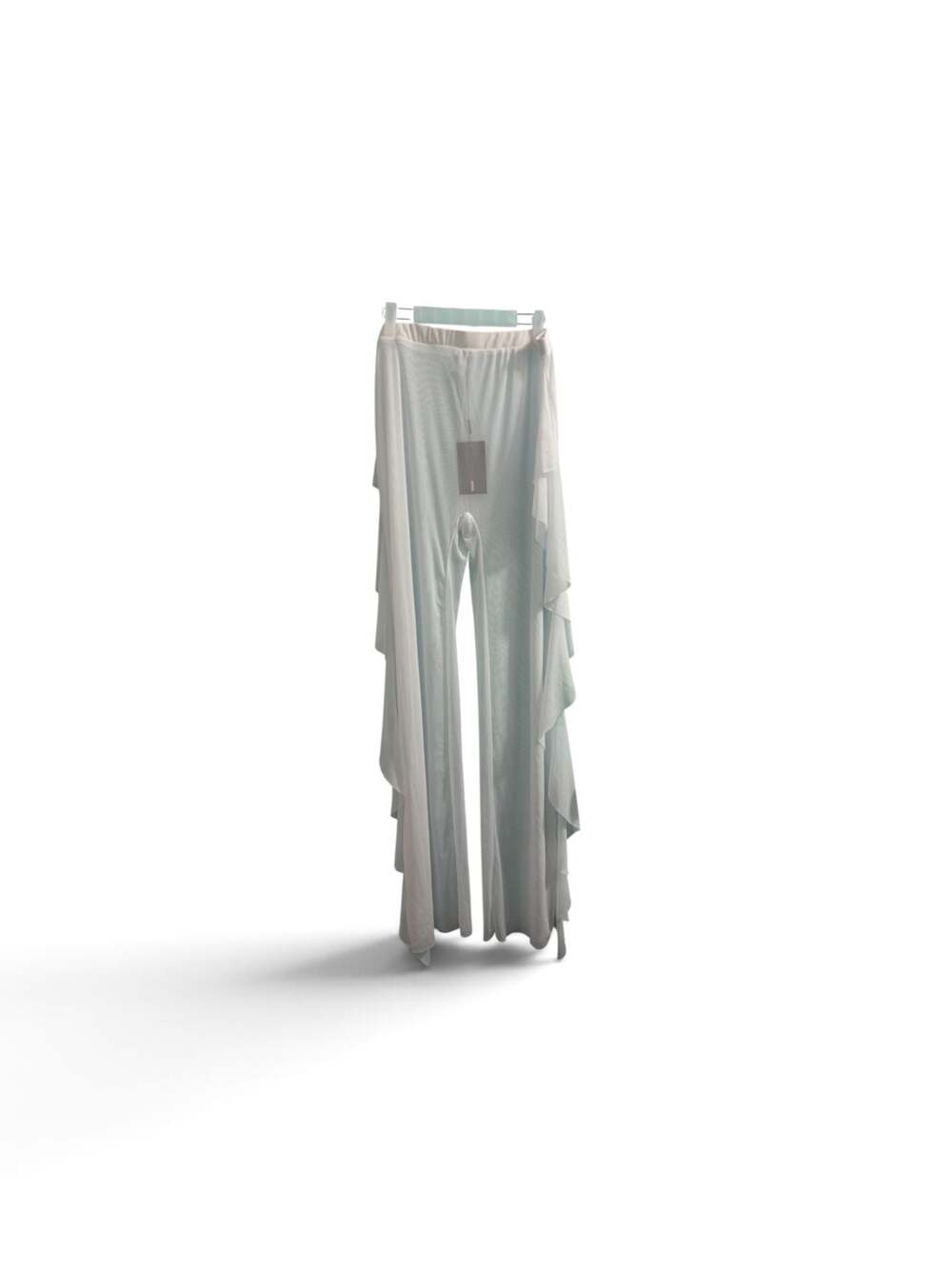 NWT Fashion Nova Sunshine See Through Cover Up Pant, White, Size 3X - Picture 2 of 3